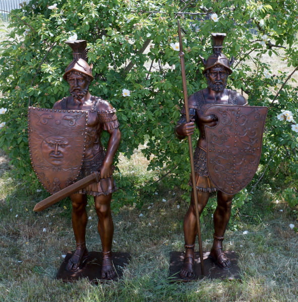 Torwächter - Römische Krieger in Bronze - Bertel Thorvaldsen