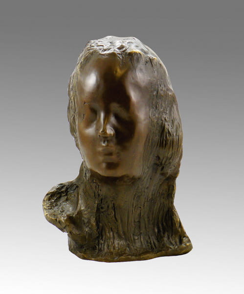 Moderne Bronzeskulptur - Ecce Puer - nach Medardo Rosso