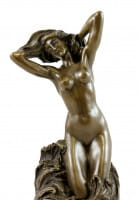 Akt Bronzefigur - Baigneuse - 1880 signiert Auguste Rodin