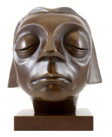 Bronzefigur - Kopf des Güstrower Ehrenmals - Ernst Barlach