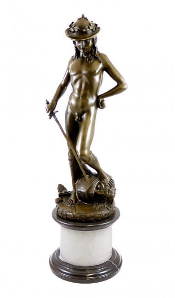Mythologie Bronze - David von Donatello - signiert Donatello