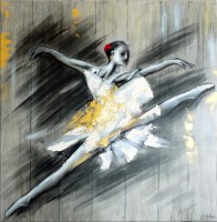 Ballerina II - Martin Klein - Acrylgemälde - Ballerina Bild - Tanzbild 