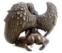 Erotischer Engel - Frauenakt - Engel Skulptur - Patoue