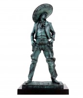 Mexikanischer Cowboy - Charro - signiert Martin Klein - Gaucho Figur