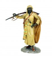 Wiener Bronzefigur - Arabischer Krieger mit Gewehr - Bergmann-Stempel