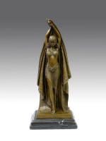 Art Deco Bronze Tänzerin von D.H. Chiparus / ANTINEA
