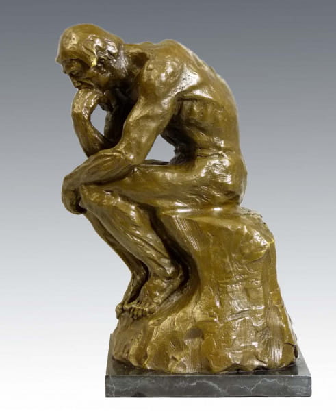 Große Bronze Skulptur - Der Denker - von Auguste Rodin