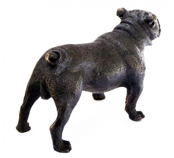 Kleine Britische Bulldogge - Tierbronze - Wiener Bronze