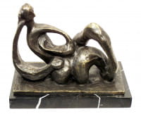 Seltene - Kubismus Bronze Skulptur von Jacques Lipchitz signiert