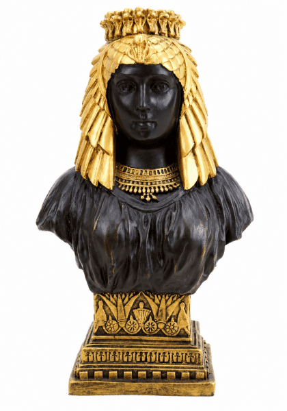 Kleopatra Statue - signiert Milo - Bronzefigur