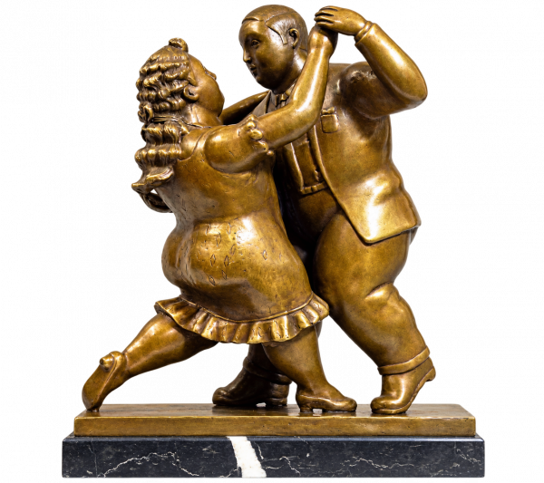 Bronzefigur - Paar beim Tanz - Fernando Botero