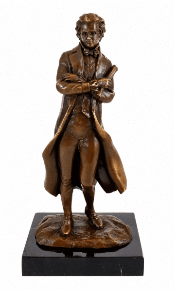 Bronzefigur - Komponist - Franz Peter Schubert - Erlkönig