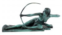 Art déco Bronzefigur - Penthesilea - Marcel-André Bouraine