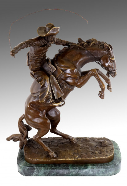 The Bronco Buster - Bronzefigur - Frederic Remington