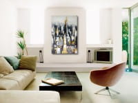 Manhattan II Gemälde – New York Bild – Martin Klein – Skyline