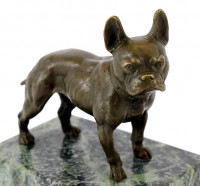 Wiener Bronze - Tierfigur - Bulldogge / Bully, Bergmann-Stempel