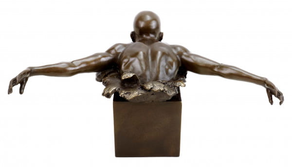 Olympia Edition - Schwimmer Skulptur Bronze - Martin Klein