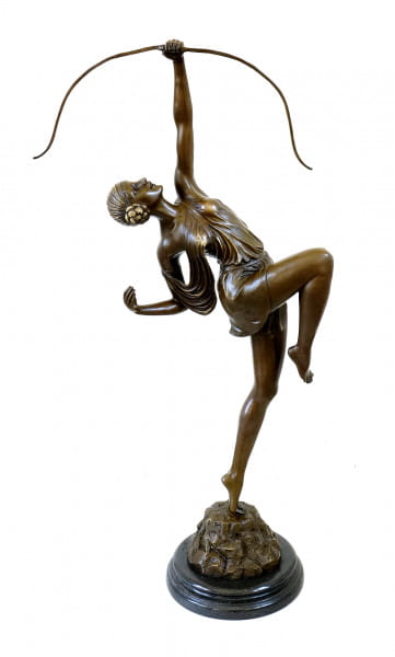  Pierre Le Faguays - Diana - Bronzeskulptur 