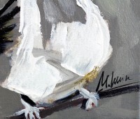 Vogelperspektive – Kleines Gemälde – Martin Klein