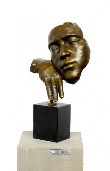 Der Schlafende - Moderne Kunst - Hommage an S. Dali signiert