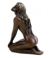 Erotik Akt - Hockende Akt Bronze - Patoue - Erotische Figur