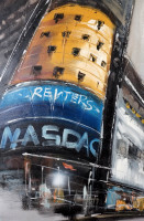 New York - Times Square - Öl/Acryl auf Leinwand - Martin Klein