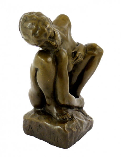 Bronzestatue - Die Kauernde - La Femme accroupie - Auguste Rodin