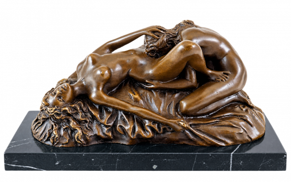 Bronze Statue - Cunnilingus - Lesben Sex - Lambeaux