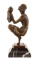 Oblivion (ca. 1920) - Georges Duvernet - Art Déco Bronzefigur