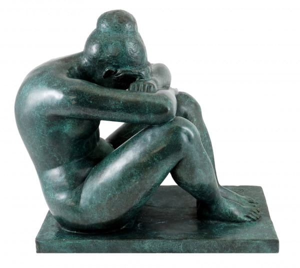 Bronzeskulptur - La Nuit - 1902-1909 - Aristide Maillol - signiert