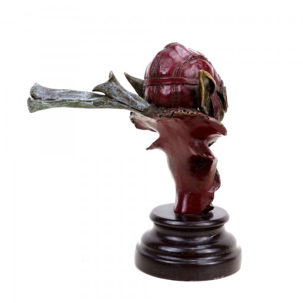 Gnom Figur aus Bronze - Berti der Bruchpilot - Kobold - Martin Klein