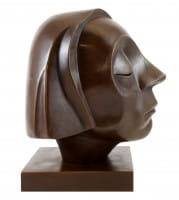 Bronzefigur - Kopf des Güstrower Ehrenmals - Ernst Barlach