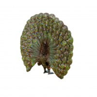 Wiener Bronze Pfau - gestempelt - Tierfigur - Miniaturbronze