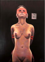 Dominant Nude - Modernes Acrylbild - Aktgemälde - Martin Klein