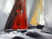 Sailing Regatta II - Acrylmalerei - sign. Martin Klein