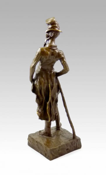 Honore Daumier Bronzefigur - Ratapoil - von 1891 signiert