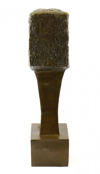 Bronzekopf - Woman's Head (1912), sign. Amedeo Modigliani