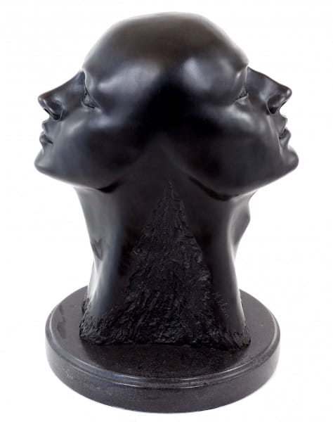Januskopf - Martin Klein - Bronze Statue