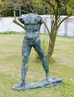 Großbronze Torso - The Walking Man - 1900, sign. Auguste Rodin