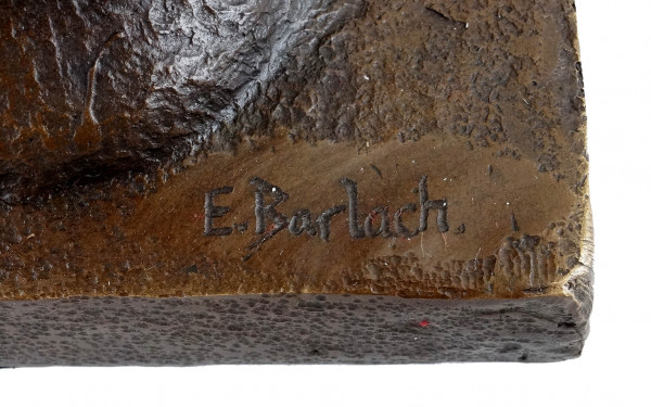 Der Spaziergänger 1912 - Ernst Barlach - Bronzestatue