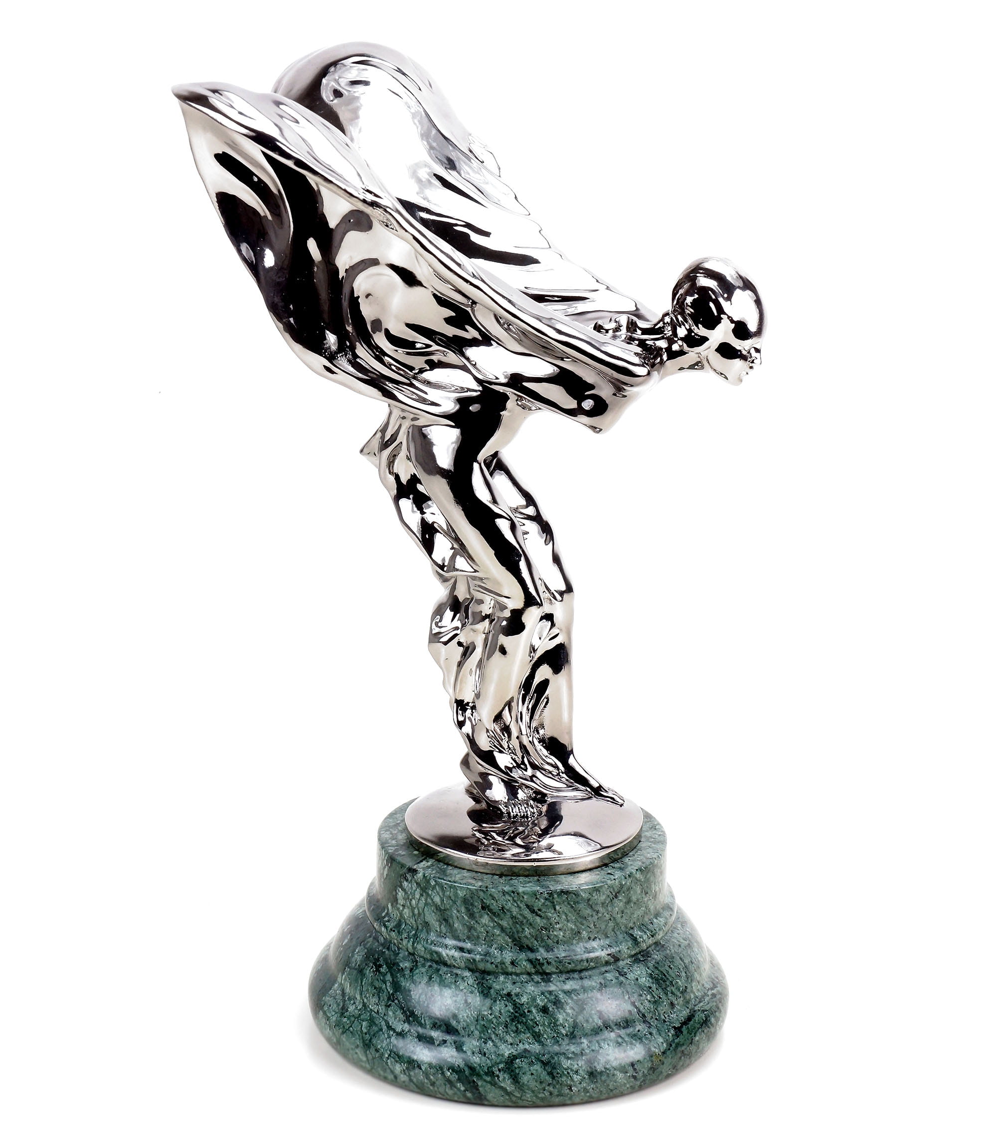 Rolls Royce Kühlerfigur Emily - Spirit of Ecstasy - verchromte Bronze