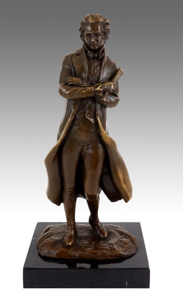Bronzefigur - Komponist - Franz Peter Schubert - Milo