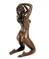 Erotik Girl Jenna - Frauenakt - Erotische Bronzefigur - sign. Patoue