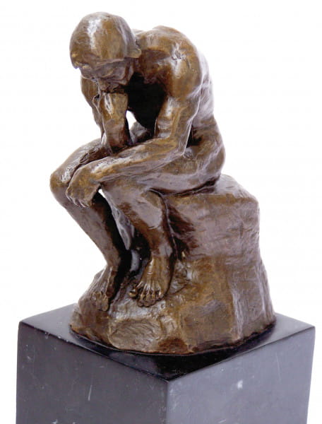 Moderne Kunst Bronze - Der Denker - signiert Auguste Rodin