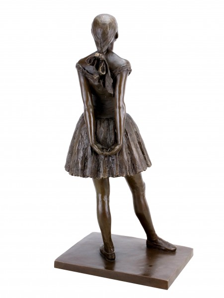 Kleine vierzehnjährige Tänzerin - Moderne Bronzeskulptur Edgar Degas