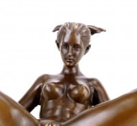 Erotikgirl Hannah - Spagatlady - Erotik Skulptur - signiert Cesaro