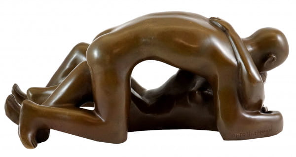 Kubistische Skulptur - Lovers (1913-1914) - Otto Gutfreund