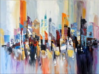 New York Gemälde - Colorful New York - Martin Klein