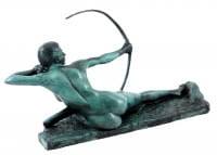 Art déco Bronzefigur - Penthesilea - Marcel-André Bouraine