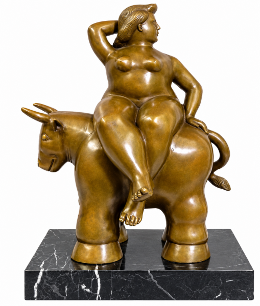 Bronzefigur - Rapto de Europe - Fernando Botero